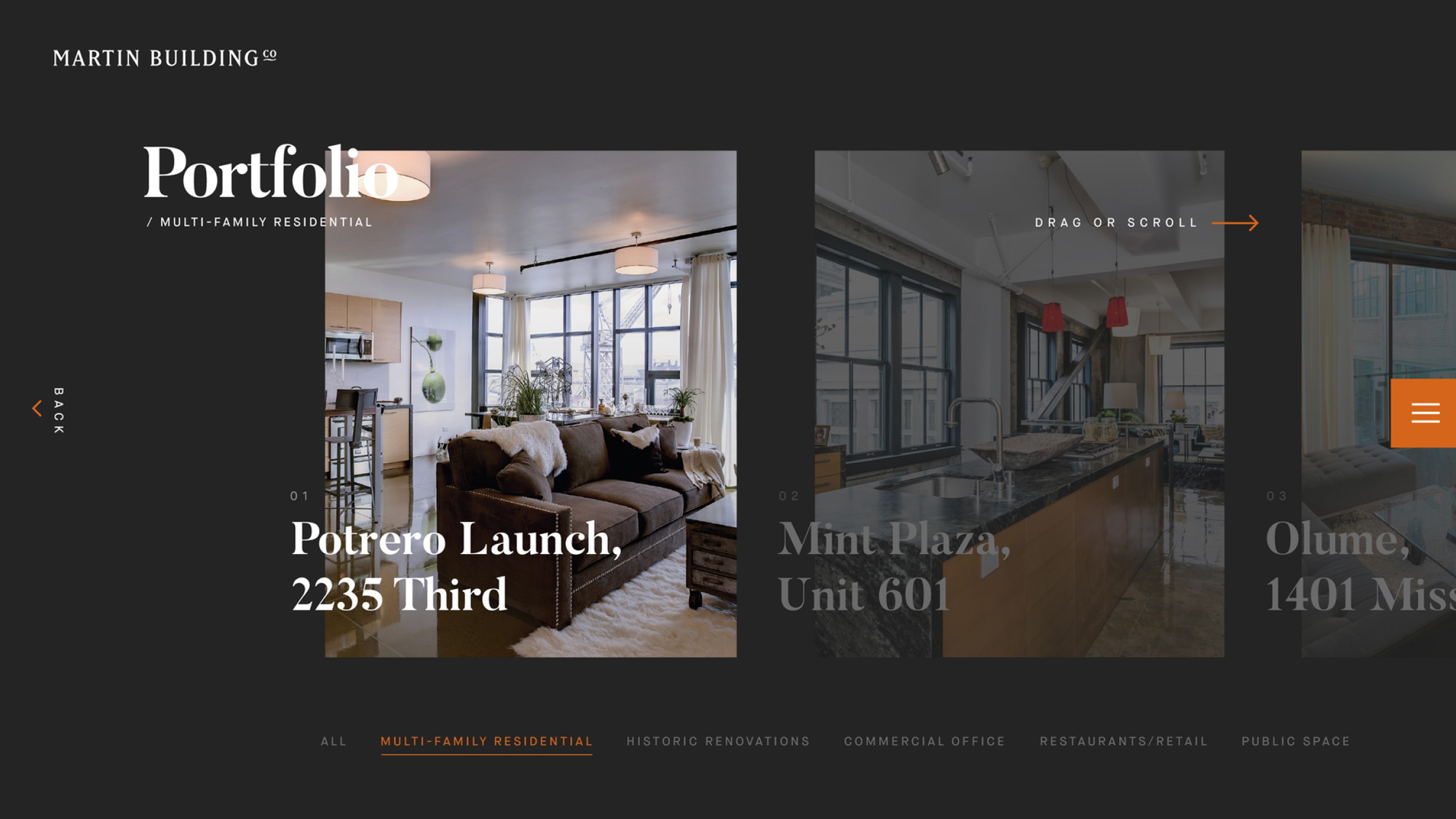 Martin Building | Luxury Real Estate Web Design by KOTA